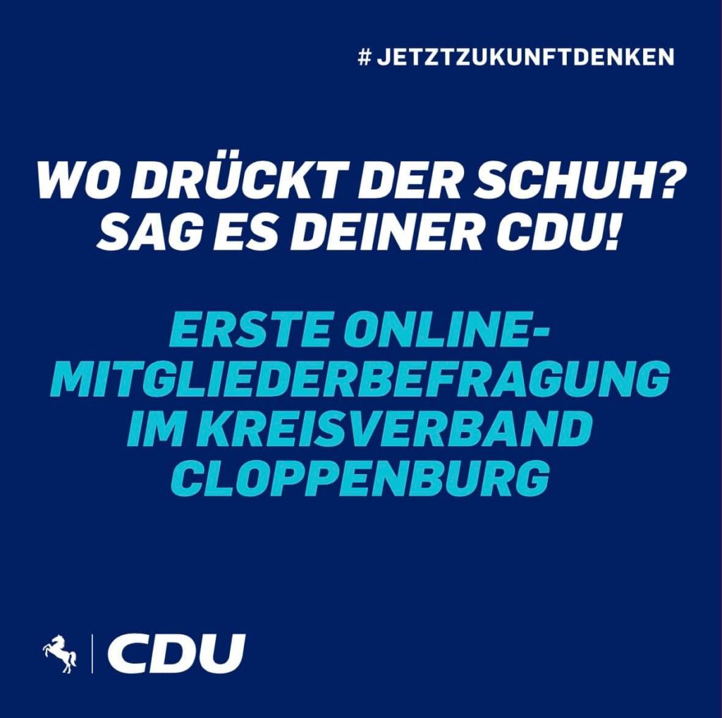 CDU startet Zuhör-Offensive – digitale Mitgliederbefragung ab sofort online