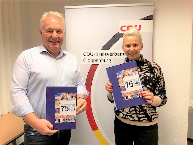 CDU veröffentlicht Festschrift zum 75+1 Jubiläum des Kreisverbandes – hochwertige Printausgabe ab sofort verfügbar