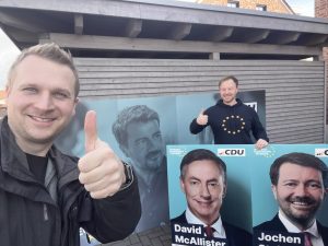 Europawahl: Kreisverband plakatiert für Jochen Steinkamp